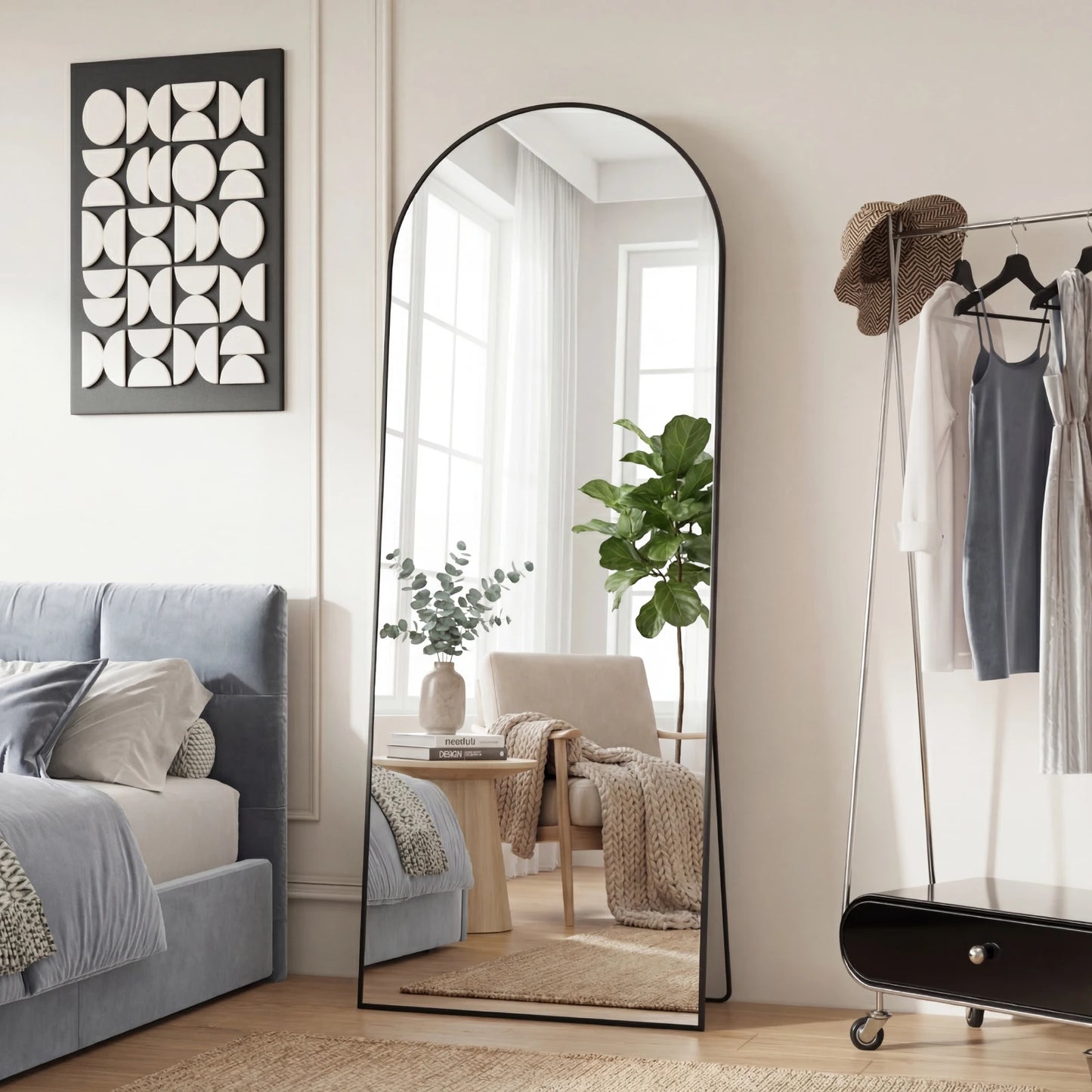 65"x24" Full Length Mirror with Stand