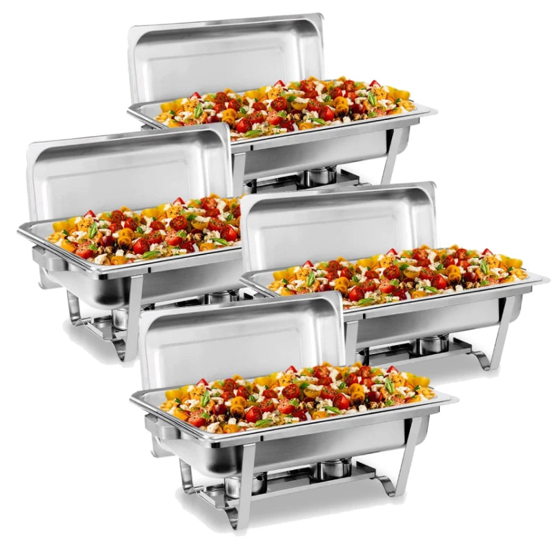 2/4/6 Pack 8QTChafing Dish Buffet Set