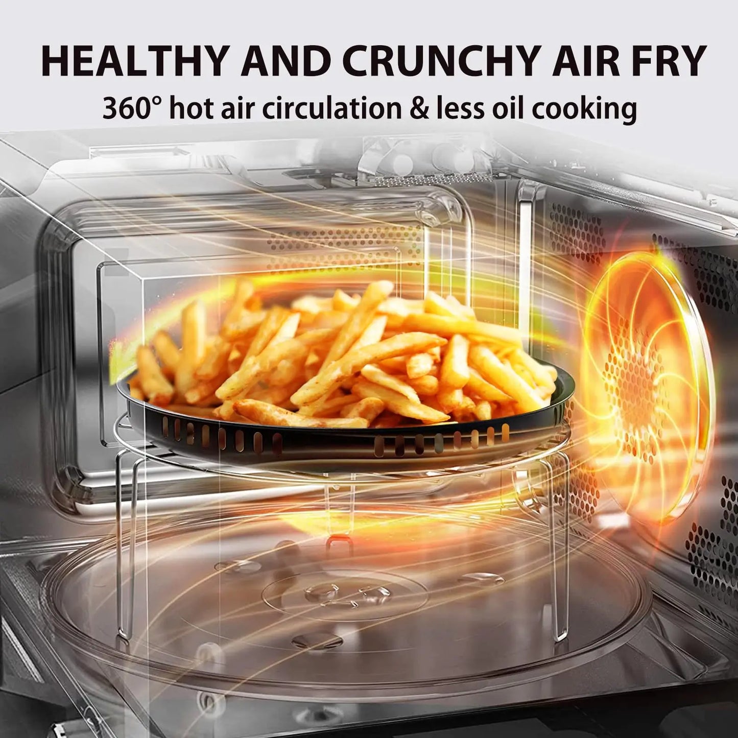 6-in-1 Inverter Microwave Oven Air Fryer