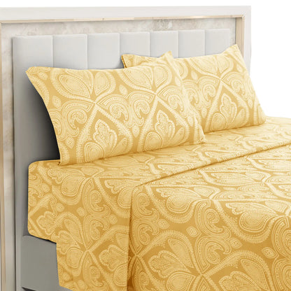 Decor 4-Piece Paisley Bed Sheet Set