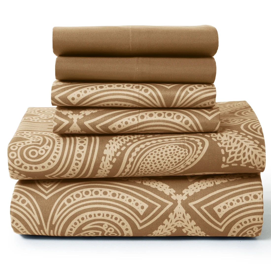 Lux Decor 6Pc Paisley Sheet Set – Soft Microfiber