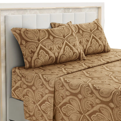 Decor 4-Piece Paisley Bed Sheet Set