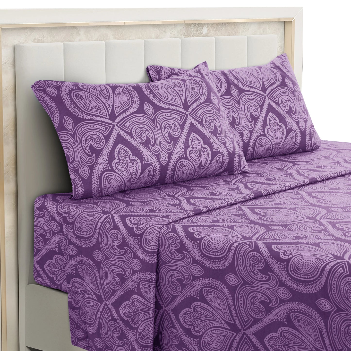 Decor 4-Piece Paisley Bed Sheet Set