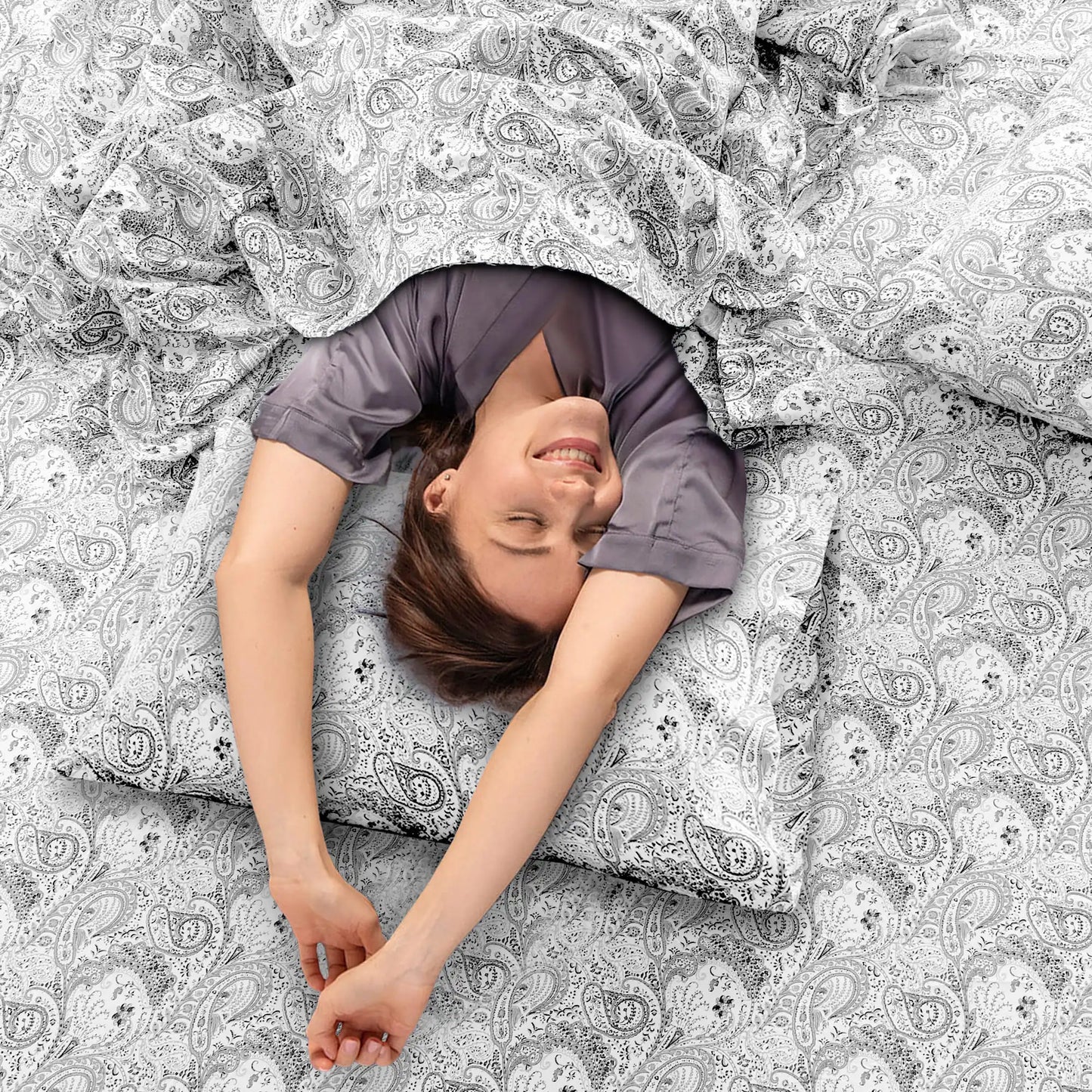 Decor 4-Piece Paisley Bed Sheet Set