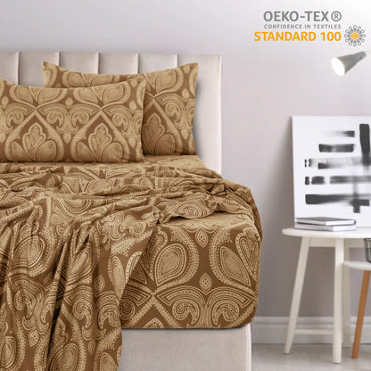 Decor 4-Piece Paisley Bed Sheet Set