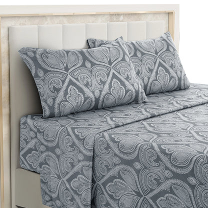 Decor 4-Piece Paisley Bed Sheet Set