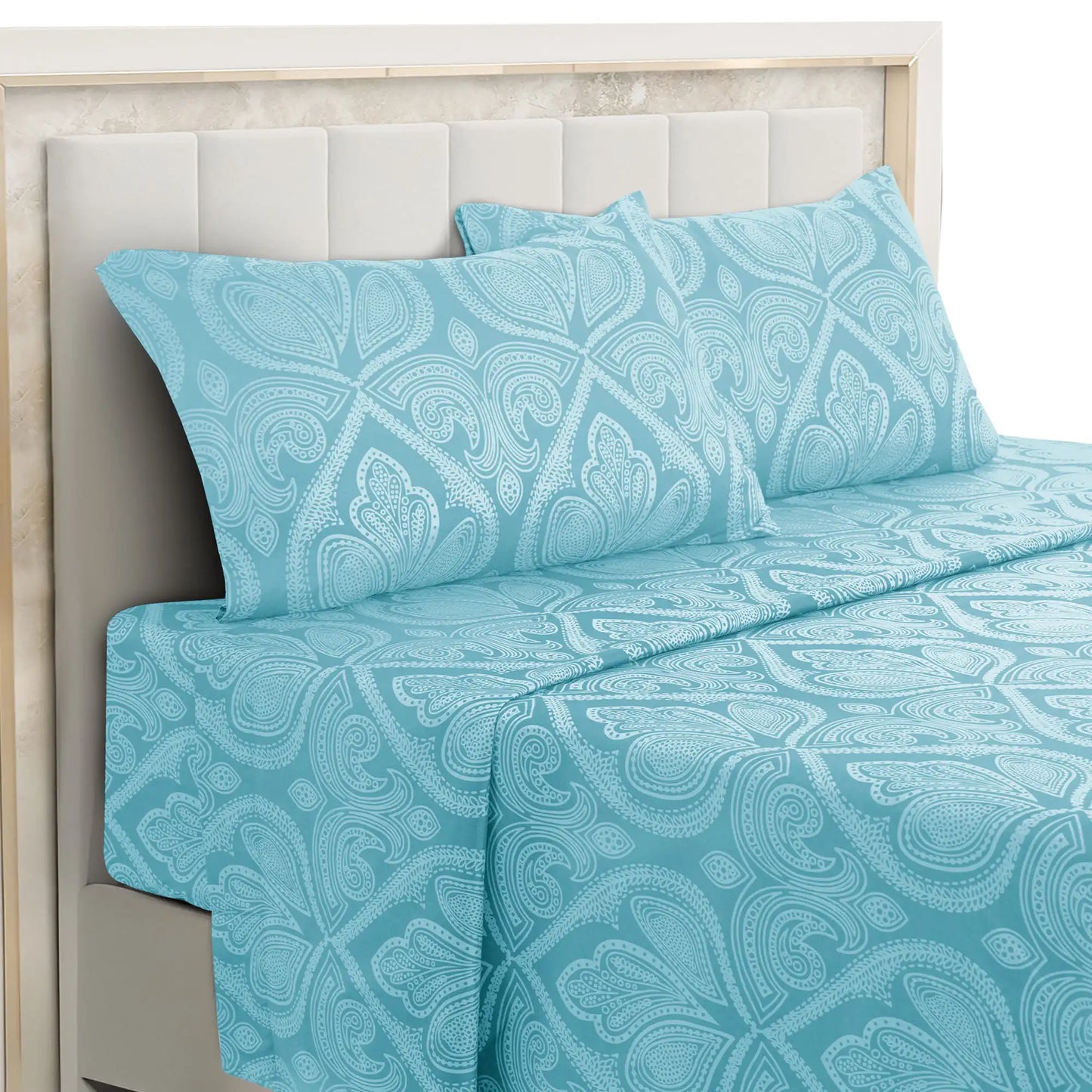 Decor 4-Piece Paisley Bed Sheet Set