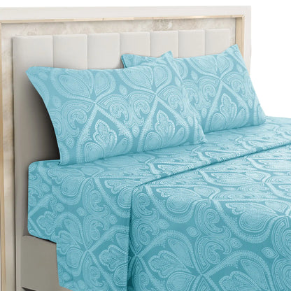 Decor 4-Piece Paisley Bed Sheet Set