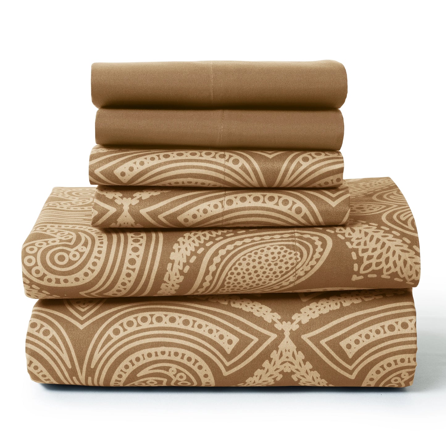 Lux Decor 6Pc Paisley Sheet Set – Soft Microfiber