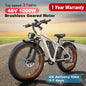 2000W Dual-Motor E-Bike 48V 22.4ah Fat Tires Full Suspension