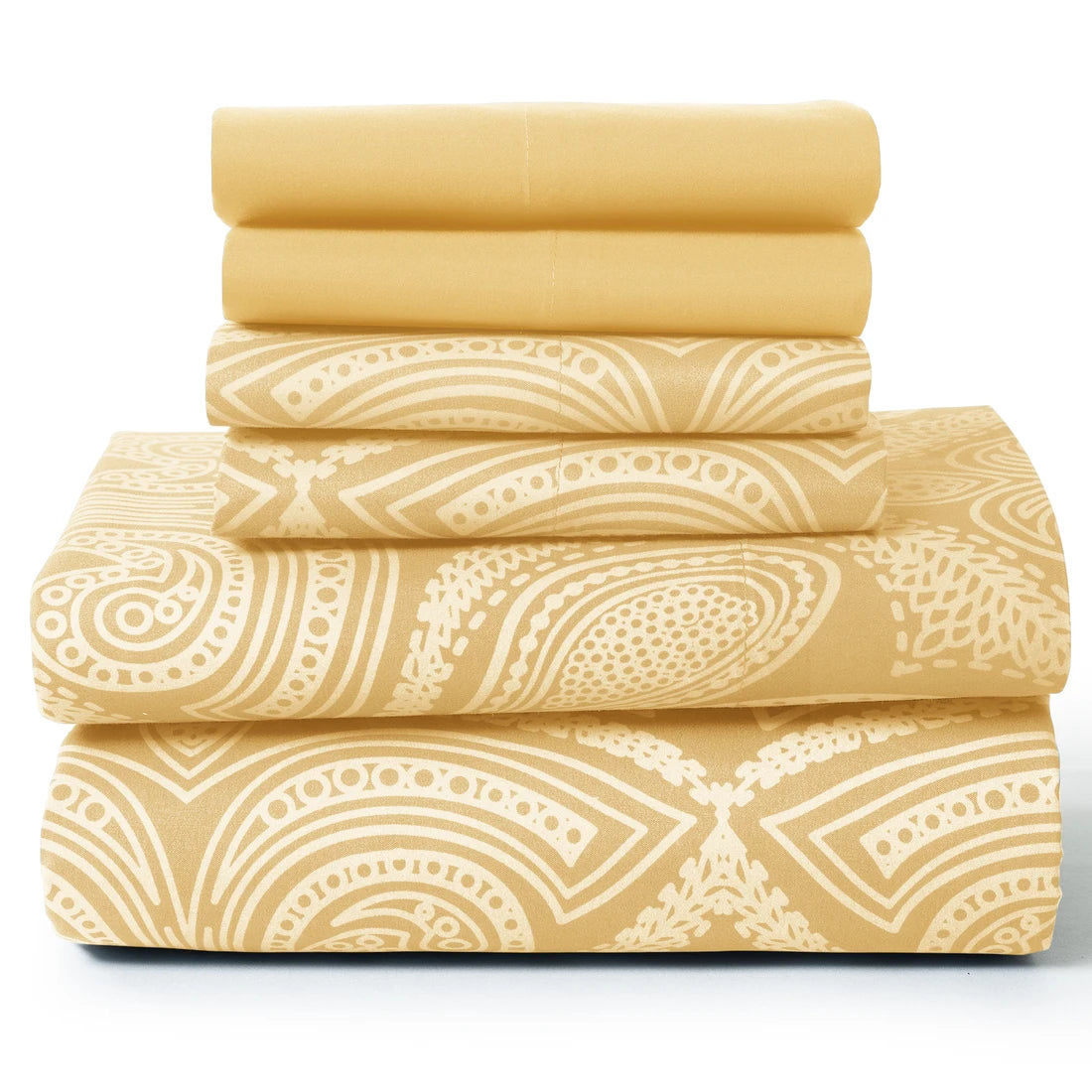 Lux Decor 6Pc Paisley Sheet Set – Soft Microfiber