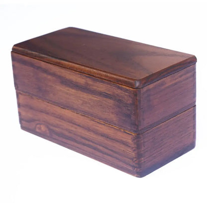 Rectangle Double Layer Wood  Containers Japanese Bento Sushi Lunch Box Sushi Portable Food Container Dropshipping