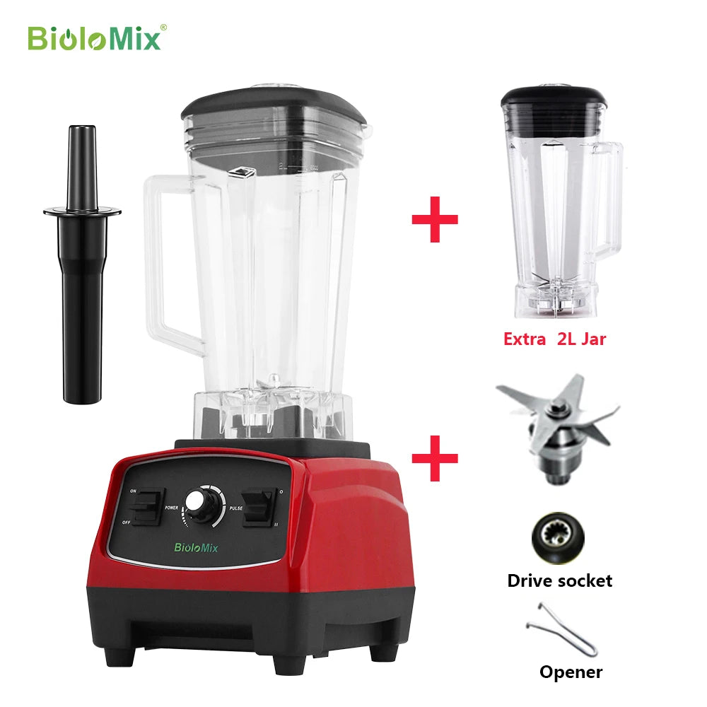BPA Free 3HP 2200W Heavy Duty Grade Blender Mixer Juicer