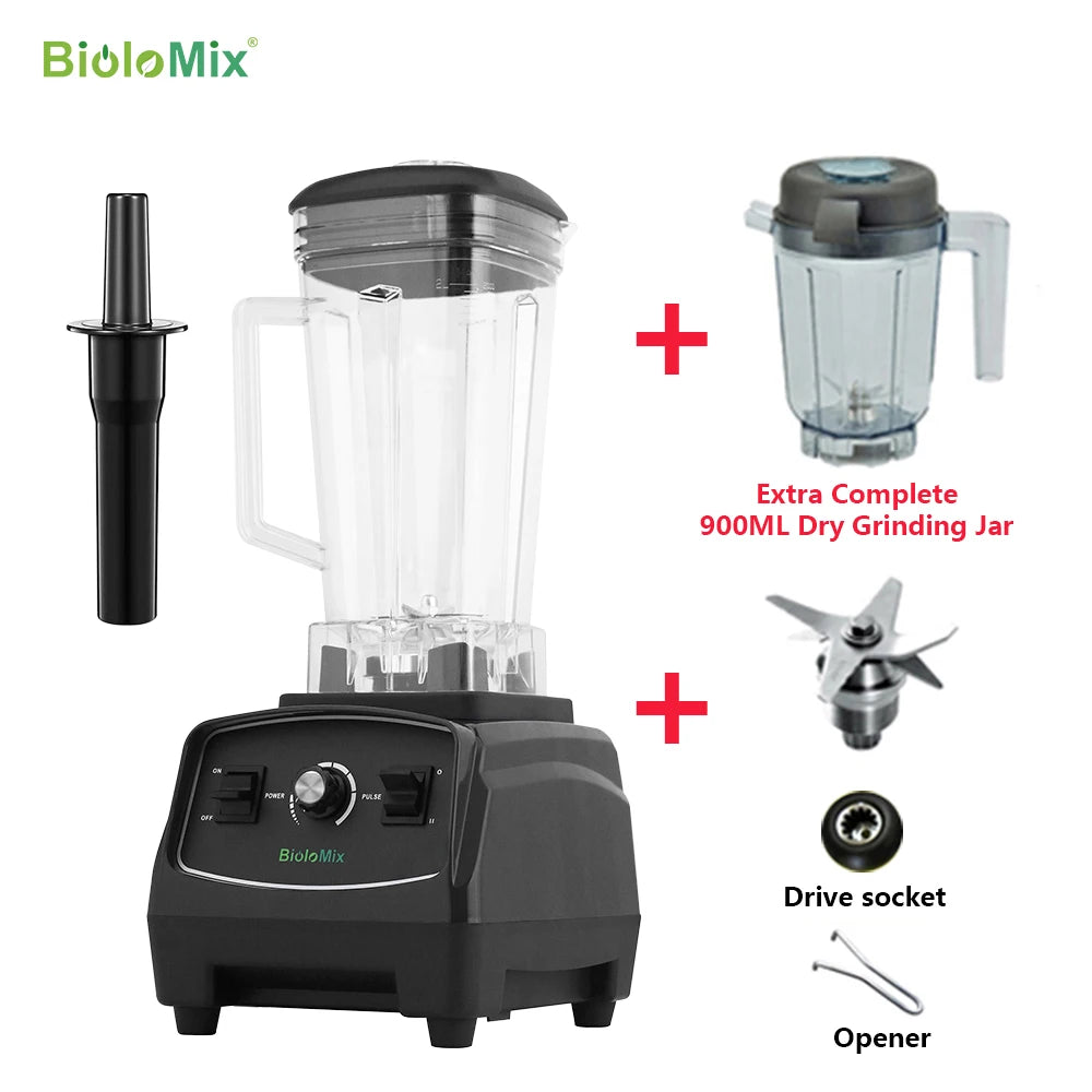 BPA Free 3HP 2200W Heavy Duty Grade Blender Mixer Juicer