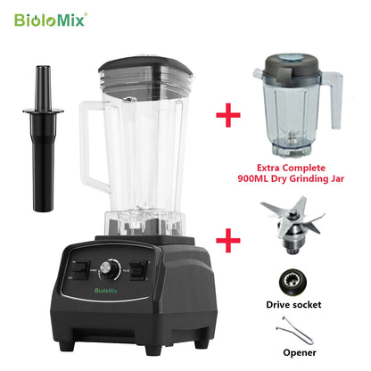 BPA Free 3HP 2200W Heavy Duty Grade Blender Mixer Juicer