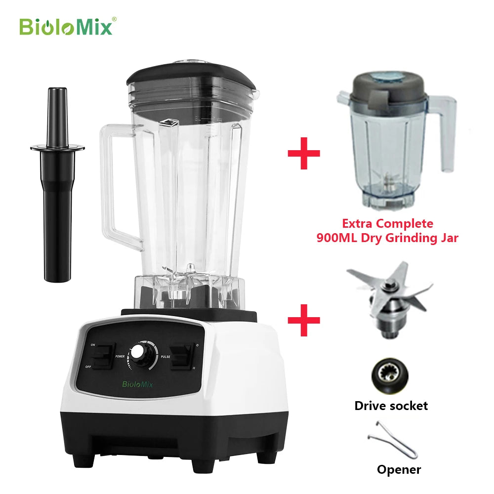 BPA Free 3HP 2200W Heavy Duty Grade Blender Mixer Juicer