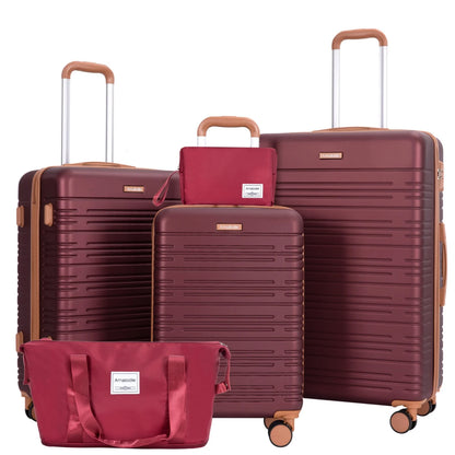 Luggage Sets 3-Piece Suitcases with Double Spinner Wheels