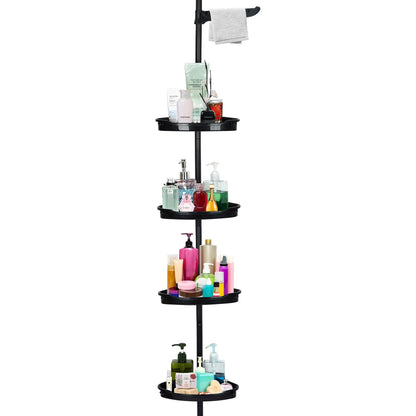 4-Layer Telescopic Corner Storage Rack