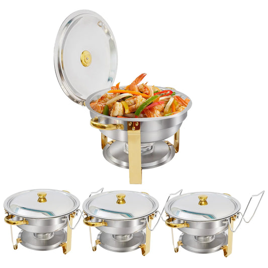 5QT Chafing Dish Buffet Set Stainless Steel