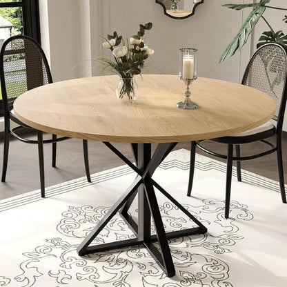 47" Round Dining Table for 4