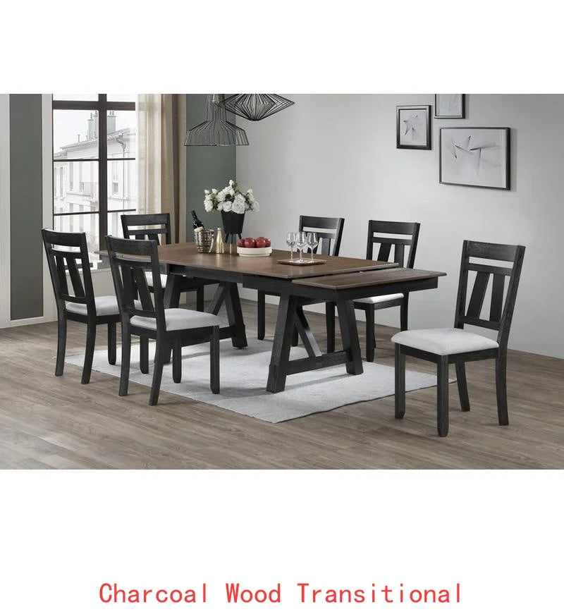 6pc Extendable Dining Table Set