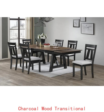 6pc Extendable Dining Table Set