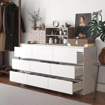 9 Drawer Dresser With Deep Drawers