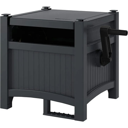 Garden Hose Storage Reel Box Resin