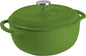 Lodge 6 Quart Enameled Cast Iron Dutch Oven with Lid Dual Handles Oven Safe up to 500° F or on Stovetop Use to Marinate Cook