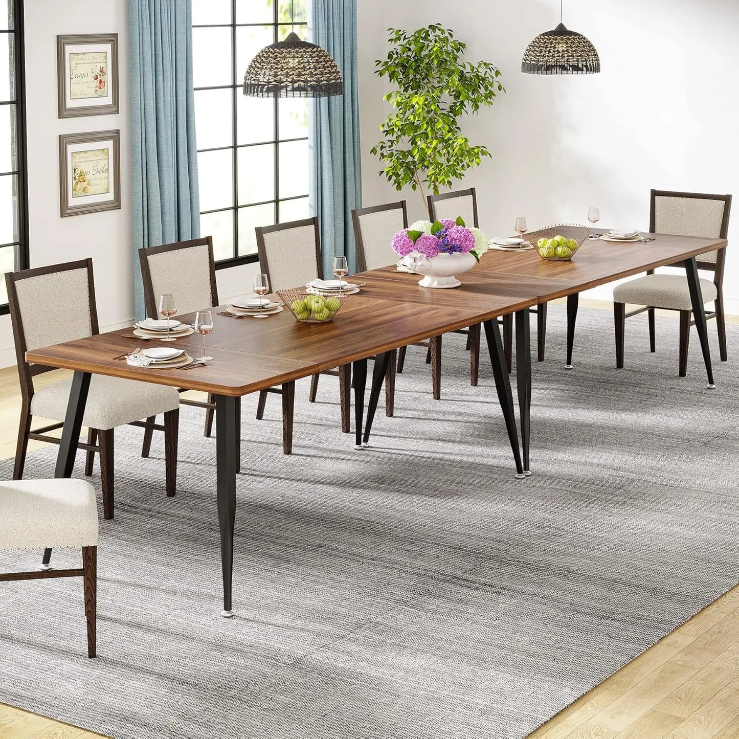 Rectangular Dinner Table for Dining Room