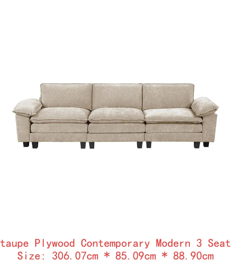 6-Piece Modular Sectional Sofa Set
