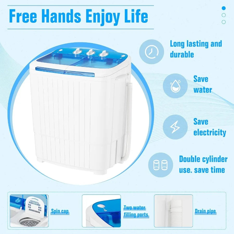 Portable Washing Machine Longer Hose Twin Tub