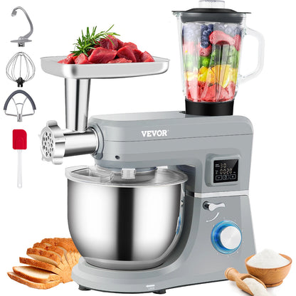 5IN1 Stand Mixer Multifunctional Electric Mixer with 6 Speeds