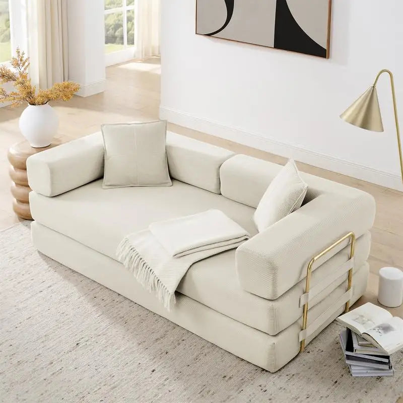 Convertible Sofa Bed, Modern Fold-Out Couch
