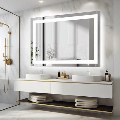 36"x 24"LED Bathroom Vanity Mirror for Wall For Living Room