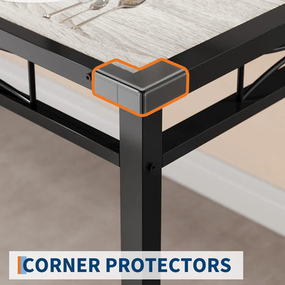 Wood Kitchen Table Chairs Set of 4