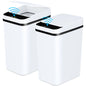 2 Pack 12L Bathroom Automatic Trash Cans Touchless