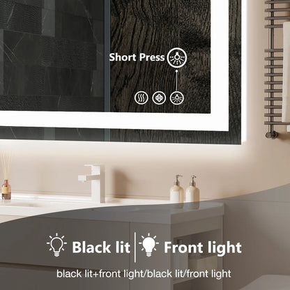 36"x 24"LED Bathroom Vanity Mirror for Wall For Living Room