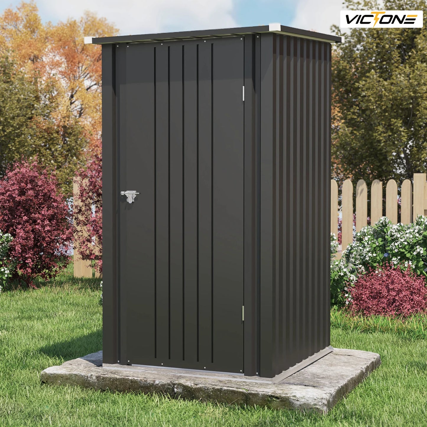 3' x 3' Compact Outdoor Storage Shed