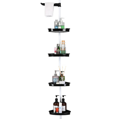 4-Layer Telescopic Corner Storage Rack