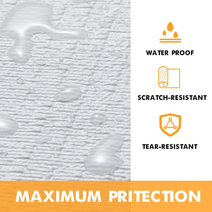 Kitchen Shelf Liner Non-Adhesive Non-Slip Waterproof, Desks