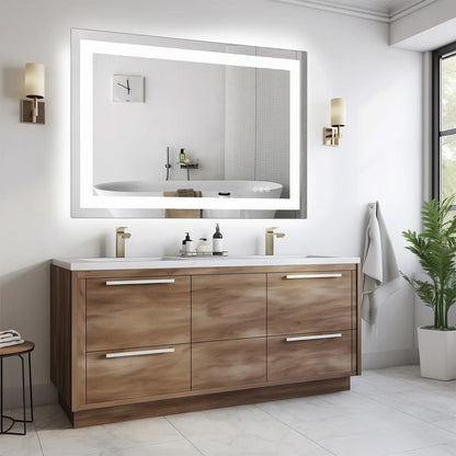 36"x 24"LED Bathroom Vanity Mirror for Wall For Living Room