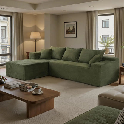 L-Shape Sectional Sofa with Chaise