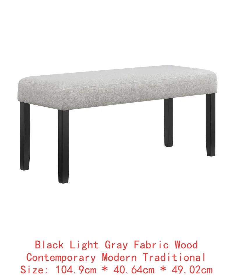 6-Pc Dining Set, White Rectangular Marble Tabletop