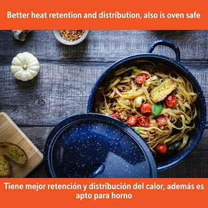 Enamel Stock Pot Soup with Double Handles