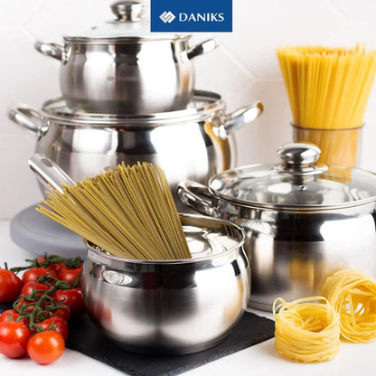 11-Piece Stainless Steel Induction Cookware Set