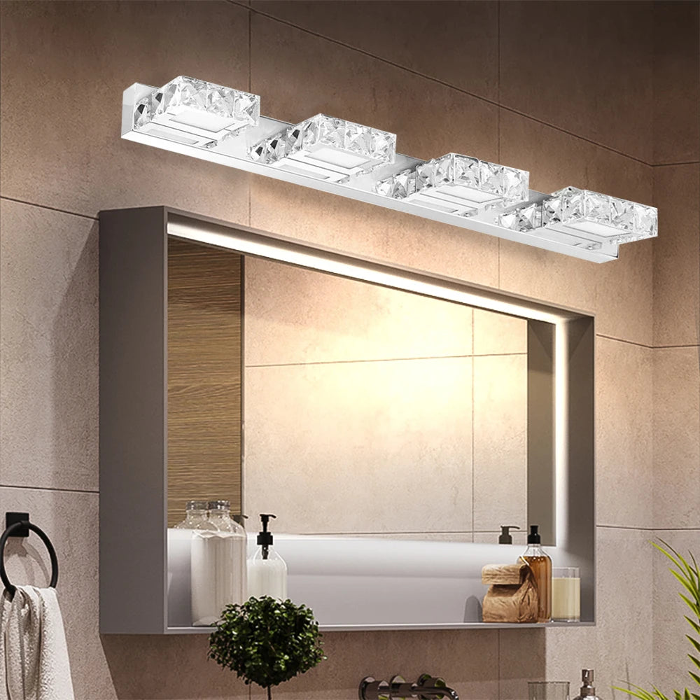Crystal Vanity Light-up Front Mirror Make-up