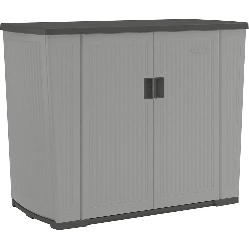 Outdoor Storage Shed for Patio and Garden, Backyard Oasis, 130 Gallon, Dove Gray