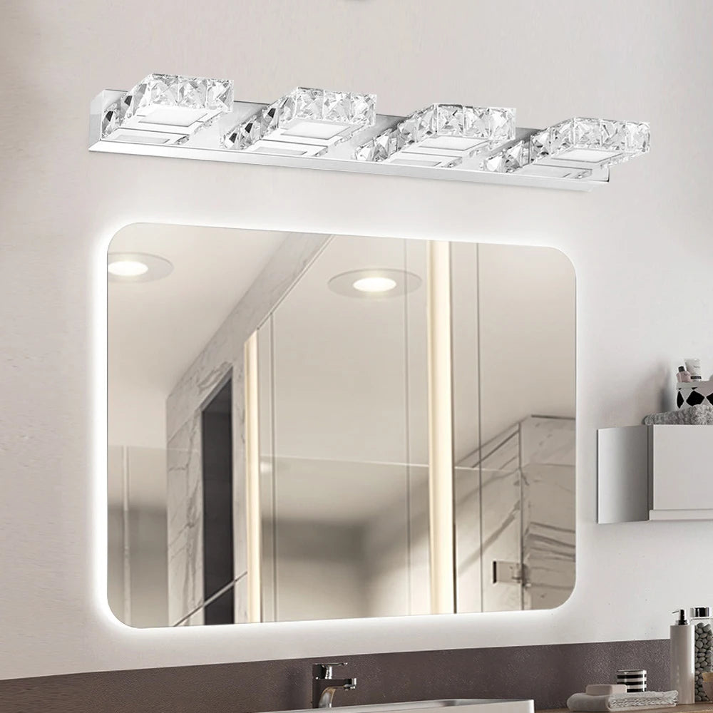 Crystal Vanity Light-up Front Mirror Make-up