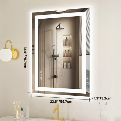 36"x 24"LED Bathroom Vanity Mirror for Wall For Living Room